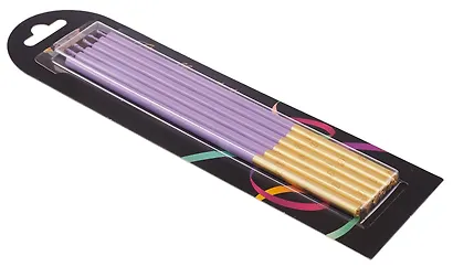 Набор свечей для торта Violet (фиолетовые) (6шт) (15см) (12-7color-candle_16) - фото 2