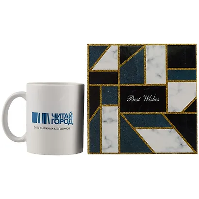 Подарочная коробка «Синий орнамент», средняя - фото 3