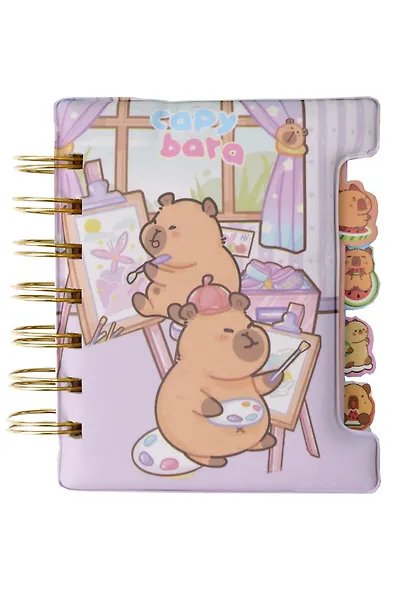 Записная книжка А6- 60 листов, линейка, "Капибара", в ассортименте - фото 11