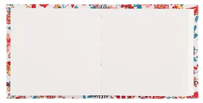 Скетчбук 60*60 20л "Красные цветы", 300г/м2, тв. обл., резинка - фото 4