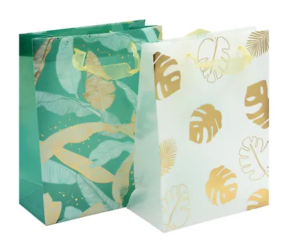 Пакет А5 25*19*8,5 "Листья" жен., пластик - фото 1