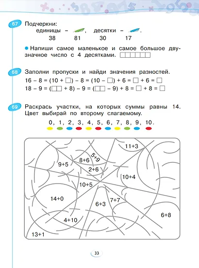 Математика. 1 класс. Рабочая тетрадь. В 4 частях. Часть 4 - фото 3