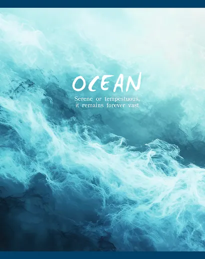 Тетрадь общая «Ocean», 48 листов в клетку, А5, в ассортименте - Listoff - фото 6