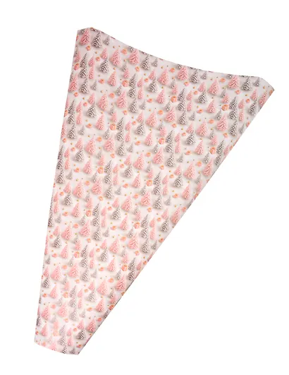 Бумага упаковочная 70*100см "Ёлки" НГ, мел., инд.уп. - фото 1