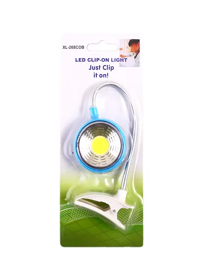 Мини-лампа LED с зажимом цветная (блистер) - фото 5