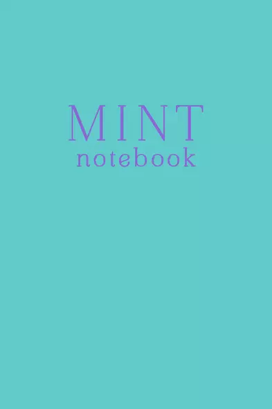 Блокнот Mint notebook, А5, 32 листа - фото 1