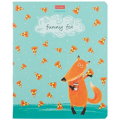 Тетрадь общая «Funny fox», 48 листов в клетку, A5, в ассортименте - Hatber - фото 4