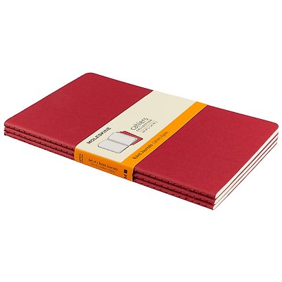 Книга для записей «Cahier Journal Large. Клюквенная. 3 Шт», А5, 45 листов, линованная, картон, Moleskine - фото 2