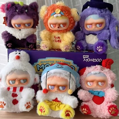 Коллекционный брелок с подвесом Парк монстров Monboo, 18см, 12-Toycity-20262, Blind Box, ToyCity 15+ - фото 5