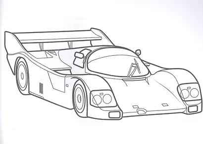 РАСКРАСКА ДЛЯ МАЛЬЧИКОВ А5. СПОРТИВНЫЕ МАШИНЫ - фото 4