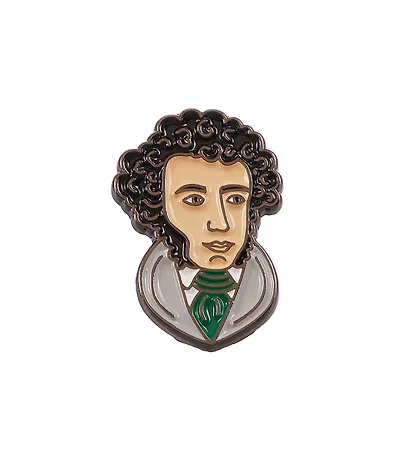 Значок металлический Пушкин (Пуш1) - фото 2