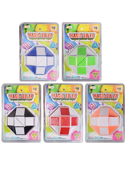 Головоломка Змейка (ассорт.) (7,5х7,5) (блистер) (3+) - фото 4