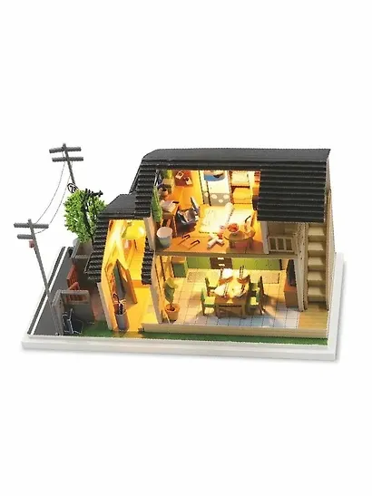 Сборная модель Румбокс "MiniHouse Городская хижина" - фото 4