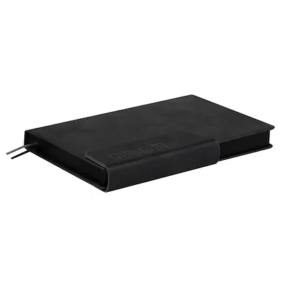 Ежедневник дат. 2026г. А5 176л "Тиволи глосс" черный, кожзам, тв.переплет, блинт.тиснение, офсет, справ.мат-лы, закругл.углы, 2 ляссе, инд.уп - фото 4