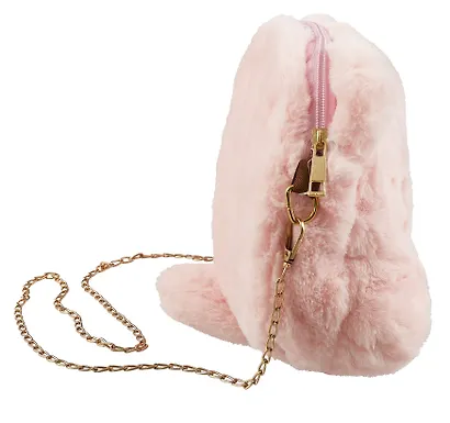 Сумочка плюшевая Котик розовый (31х23), Bookvalno - фото 5