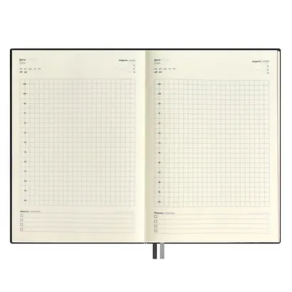 Ежедневник недат. А5+ 160л 175*245 "Сариф" черный + обложка на паспорт, мягк.переплет, блинтовое тиснение, офсет, ляссе, подар. упаковка - фото 6