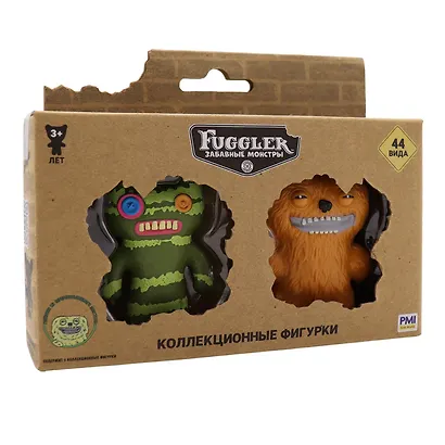 Коллекционные фигурки Fugglers Лабораторный монстр, Лохматый Добряк (2шт) (FG2015B) - фото 3