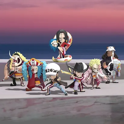 Фигурка коллекционная Mighty Jaxx One Piece Warlords Edition в ассортименте (коробка) (12х8х8) (65527) - фото 9