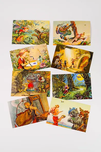 Приключения Буратино, или Золотой ключик. Рисунки Л. Владимирского - фото 12