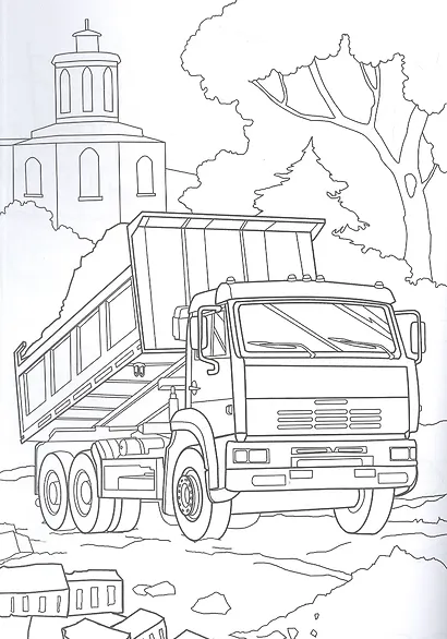 Раскраска с машинкой "Транспорт" (+машинка) - фото 2