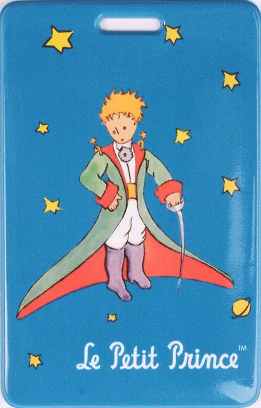 Чехол для карточек Маленький принц Принц на синем фоне (ДК2017-084) - фото 1