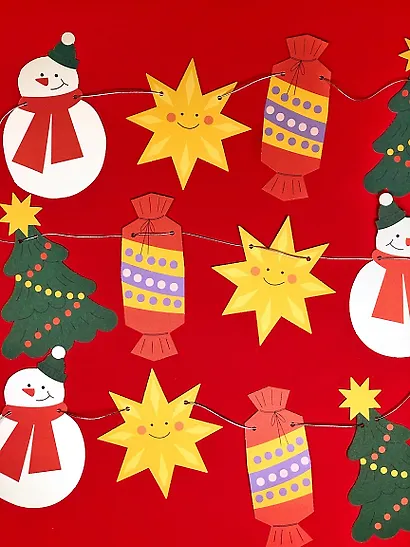 Гирлянда Новогоднее настроение (3м) (картон) - фото 1