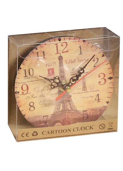 Сувенир, Часы настольные Эйфелева башня 12см 12-34135-ZJ-012-2 - фото 1