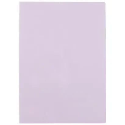 Папка-уголок А4 "Pastel" глянцевая, пластик 0.18мм, ассорти - фото 3