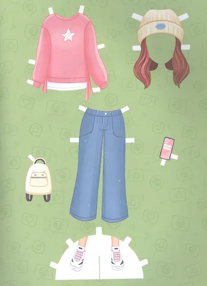 Книга-конструктор для детей "Стильный образ" - фото 4