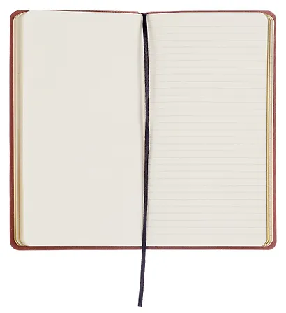 Записная книжка А6+ 96 листов, нелинованная/линейка, бордо, Schiller - фото 5