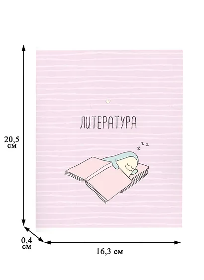Тетрадь предметная в линейку Be Smart, "Avocado. Литература", 48 листов - фото 3