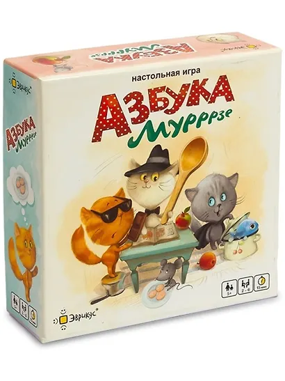 Игра настольная "Эврикус"   "Азбука Мурррзе" - фото 1