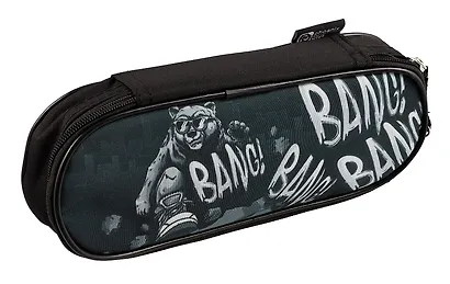 Пенал-косметичка Феникс+, "Крутой гризли", на молнии - фото 2