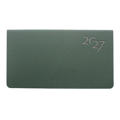 Планинг дат. 2027г. 64л "Soft Touch" зеленая тайга, иск.кожа, интегр.переплет, тонир.блок, скругл.углы, ляссе, инд.уп - фото 2