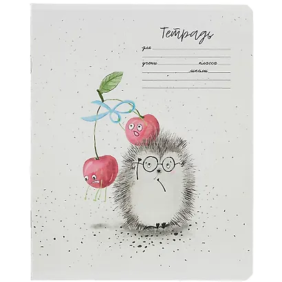 Тетрадь в клетку Феникс+, "Каламбур", 12 листов, в ассортименте - фото 6