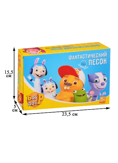 Фантастический песок «Бобр добр», 6 цветов, 840 г. - фото 2