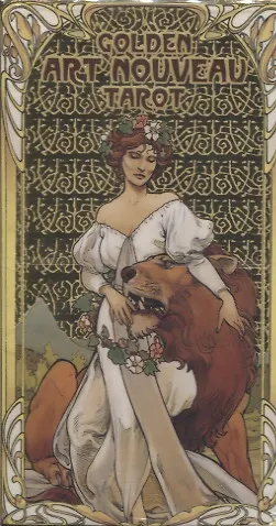 Золотое Таро Уэйт Арт-Нуво / Golden Art Nouveau Tarot. 78 карт с инструкцией - фото 2