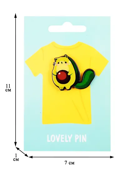 Значок Авокадо Кот (акрил) - фото 5