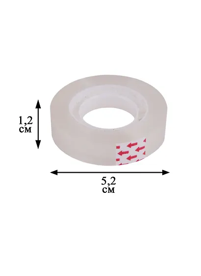 Лента клейкая 12мм*33м прозрачная - фото 3