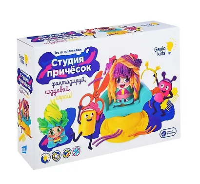 Набор для детской лепки "Студия причесок" - фото 1