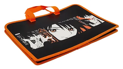 Папка для тетрадей А4 "Аниме. Нежные чувства" 34*24,5*7см, пластик, молния, текст.ручки - фото 4