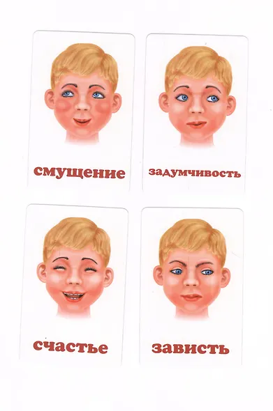 Части тела и эмоции Развивающие карточки (17-4112) (3+) (упаковка) - фото 3