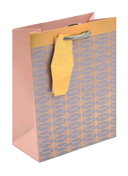 Пакет А5 23*18*10 "Графический принт" нейтр., бум.мат.ламинат - фото 1