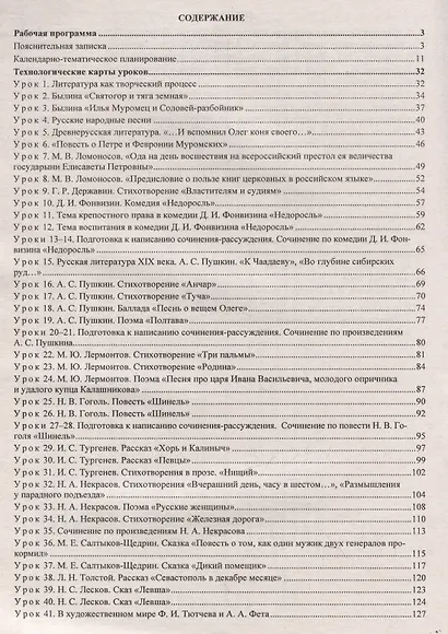 Литература. 7 класс: рабочая программа и технологические карты уроков по учебнику Г.С. Меркина - фото 3