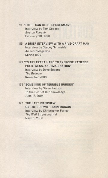 David Foster Wallace: The Last Interview: And Other Conversations - фото 3