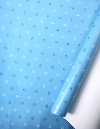 Бумага упаковочная 70*100см "Тиловые ромбы" глянц., муж., инд.уп. - фото 1