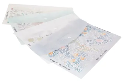 Папка-конверт А4 на кнопке "Flowers", в ассортименте - фото 2
