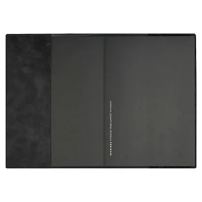 Ежедневник недатированный А5+ 160 листов "Фланстер" графитовый, мягк.переплёт, искусственная кожа - фото 5