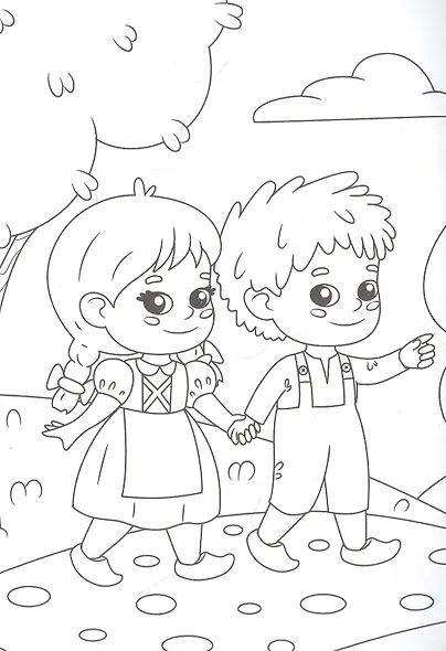 РАСКРАСКА А5 эконом. ЛЮБИМЫЕ СКАЗКИ (голубая) - фото 4