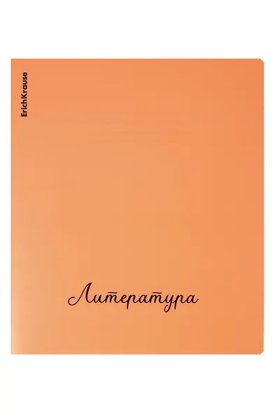 Тетрадь 48л лин. ТЕМА "Neon. Литература"  пласт.обл., ассорти, ErichKrause - фото 1